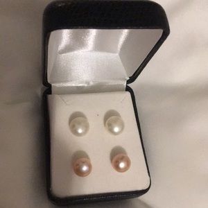 Water pearl set of earrings